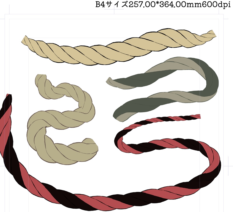 mimi縄ブラシセット(Clip Studio用ブラシ)