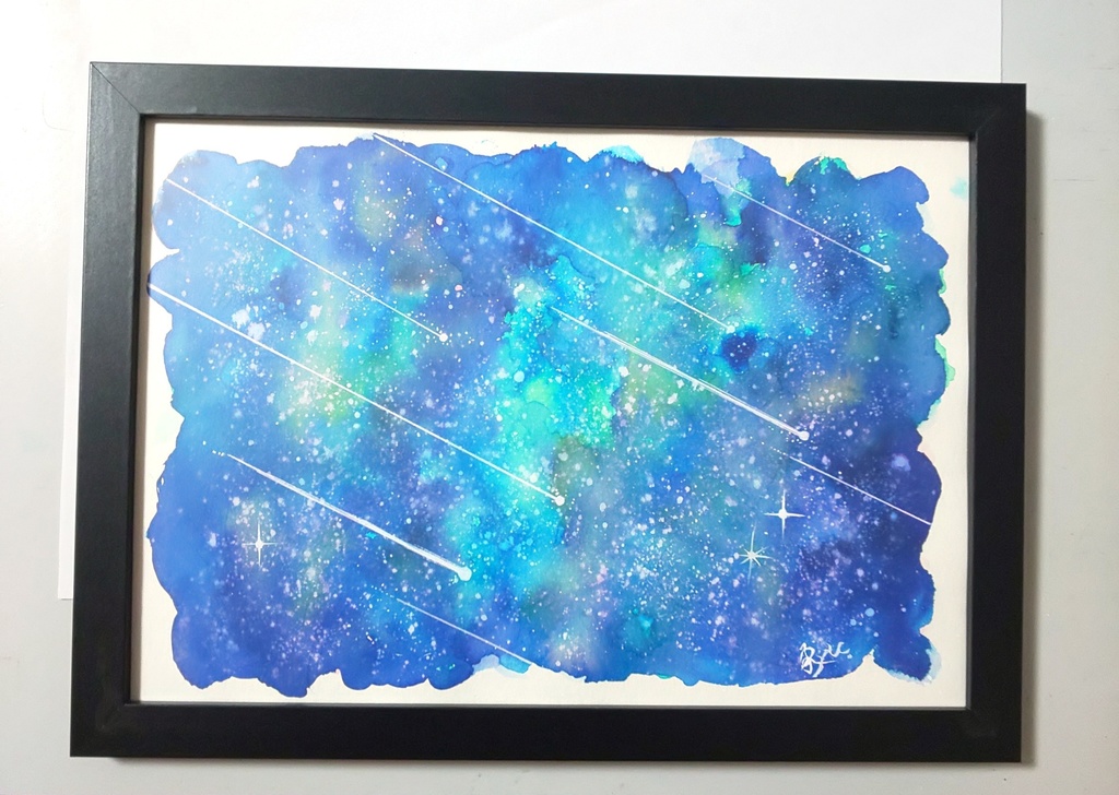 アナログ原画｢流星群の日常｣