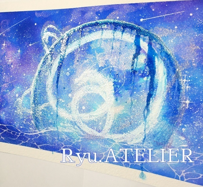 アナログ原画「転変」