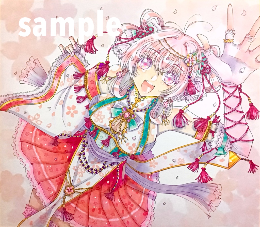 【手描きイラスト アナログ原画オーダーについて】