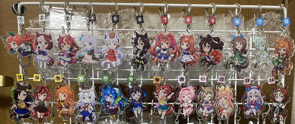 ミニキャラ アクリルキーホルダー