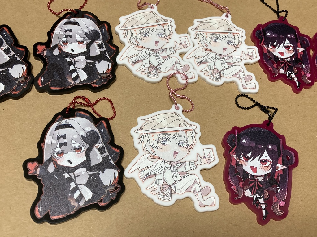 アクリルキーホルダー全3種