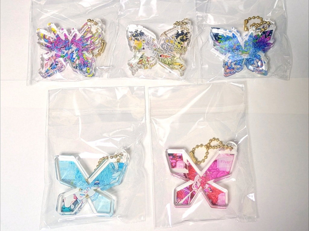 アクリルブロックキーホルダー