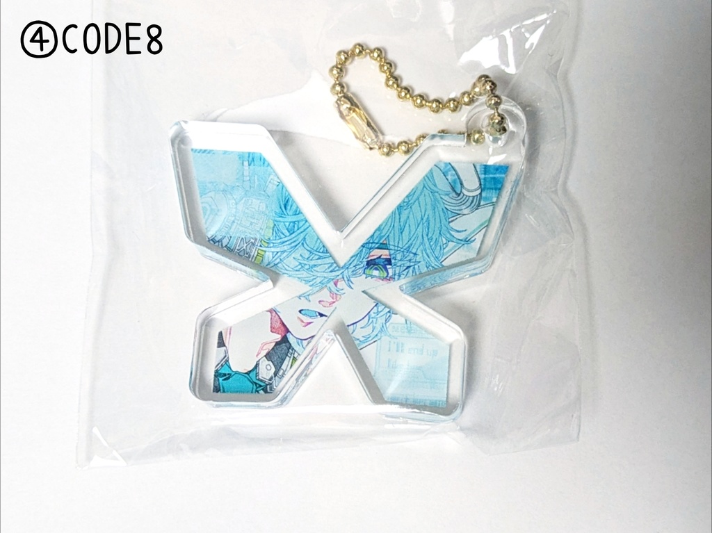 アクリルブロックキーホルダー