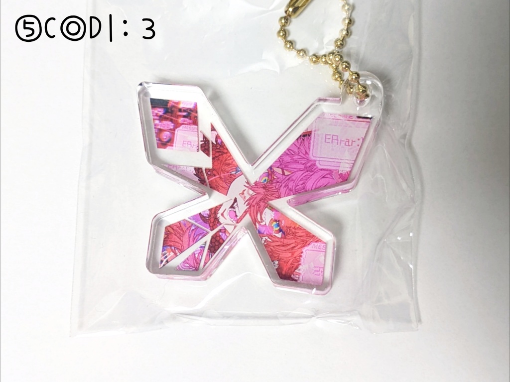 アクリルブロックキーホルダー