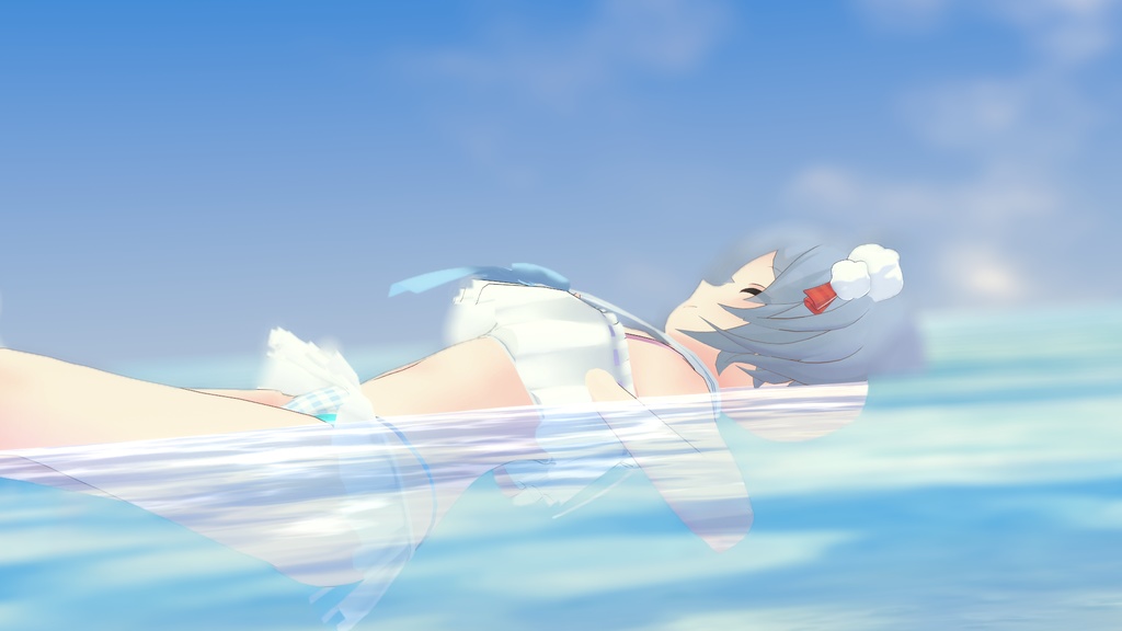 【37アバター対応】セーラーフリル水着【PB対応】