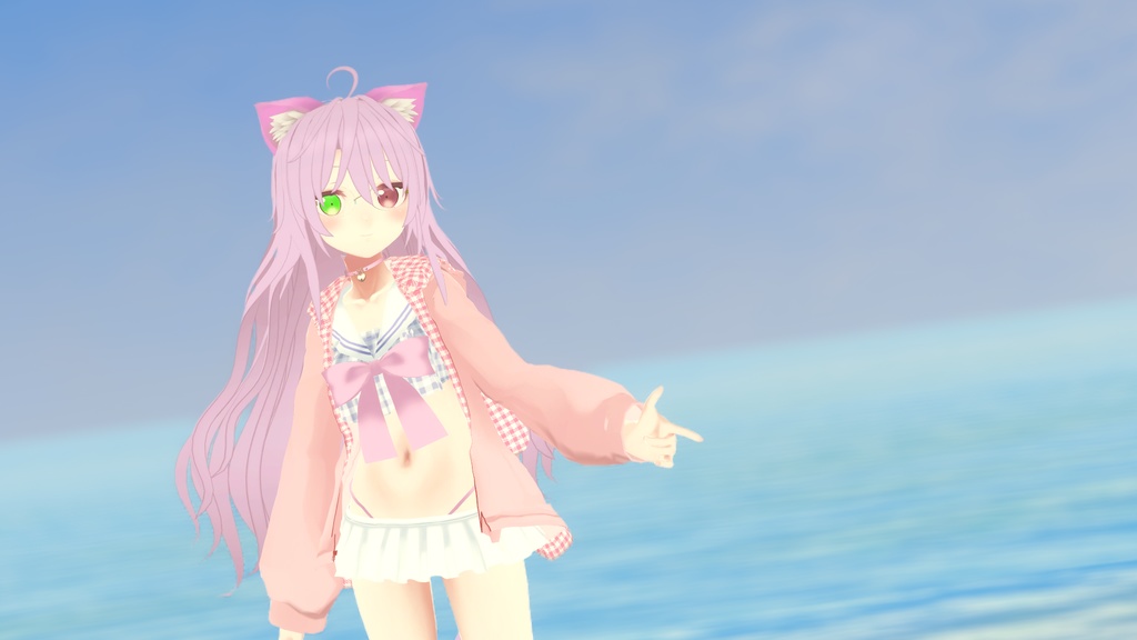 【37アバター対応】セーラーフリル水着【PB対応】