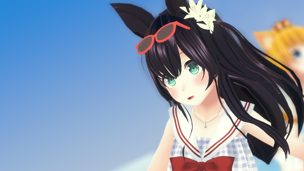 【37アバター対応】セーラーフリル水着【PB対応】