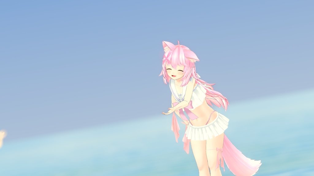 【37アバター対応】セーラーフリル水着【PB対応】