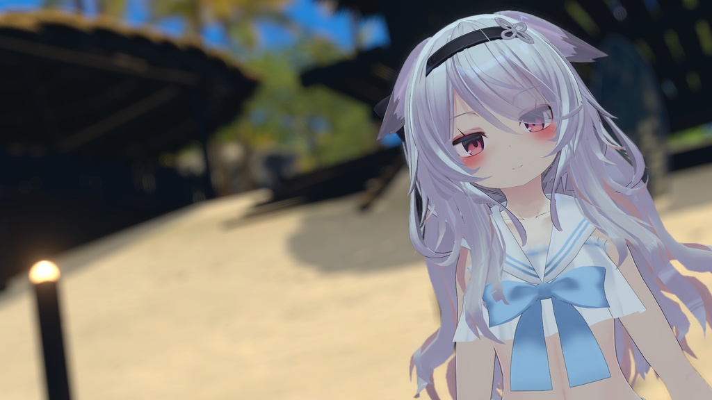 【37アバター対応】セーラーフリル水着【PB対応】