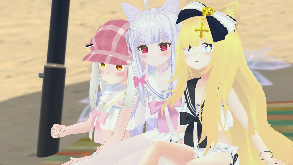 【37アバター対応】セーラーフリル水着【PB対応】