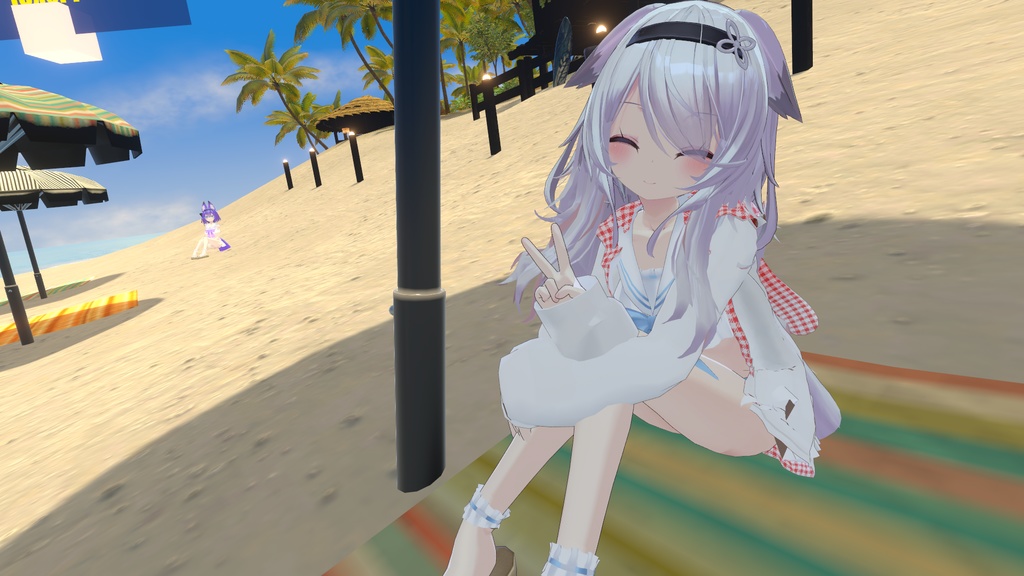 【37アバター対応】セーラーフリル水着【PB対応】