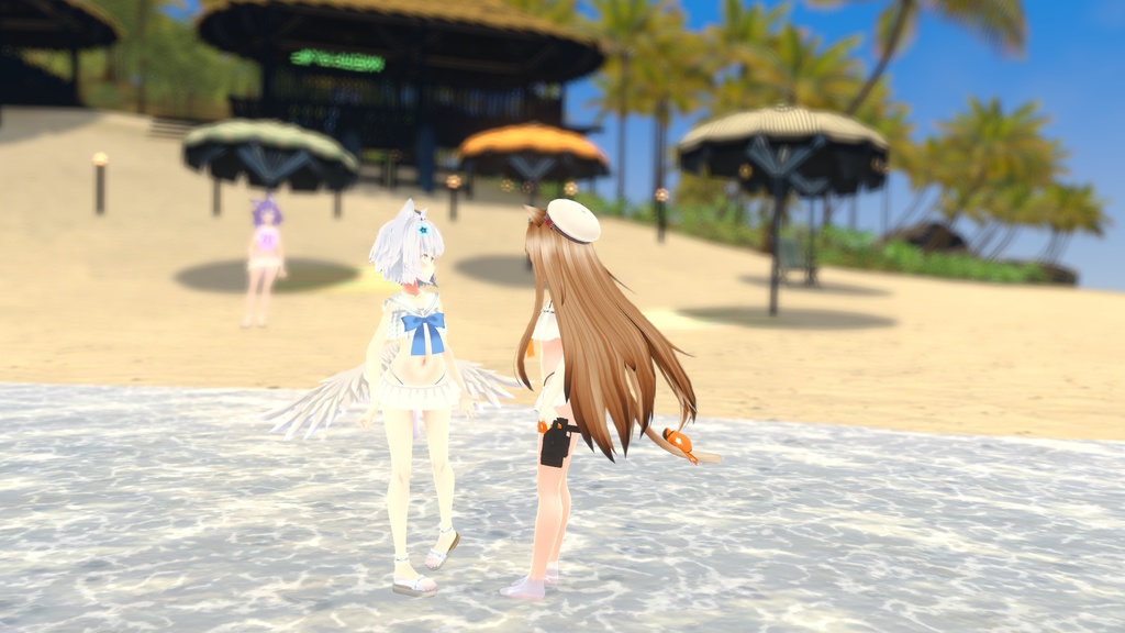 【37アバター対応】セーラーフリル水着【PB対応】