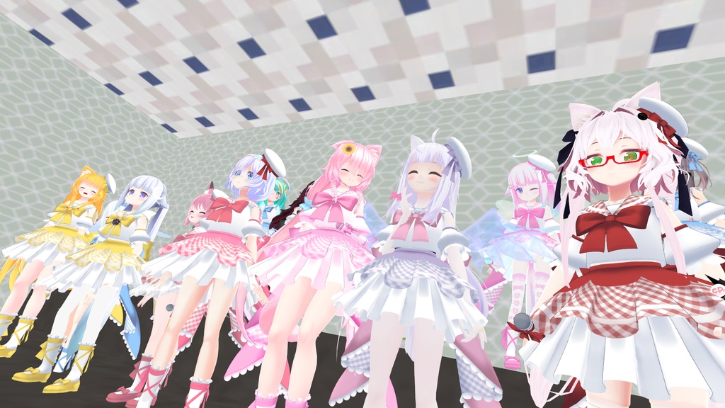 【40アバター対応】アイドル衣装TypeB【PB対応】