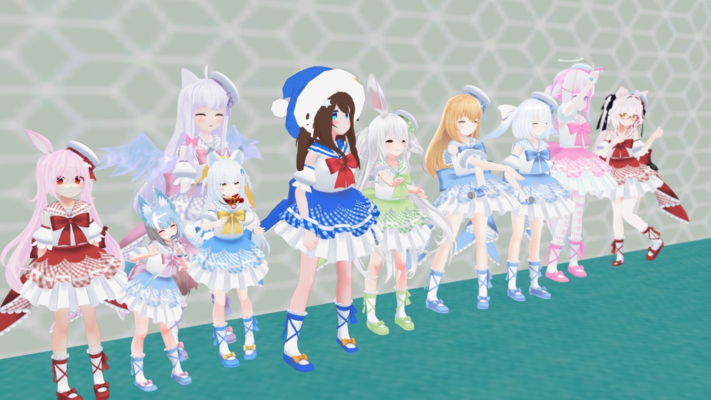 【40アバター対応】アイドル衣装TypeB【PB対応】