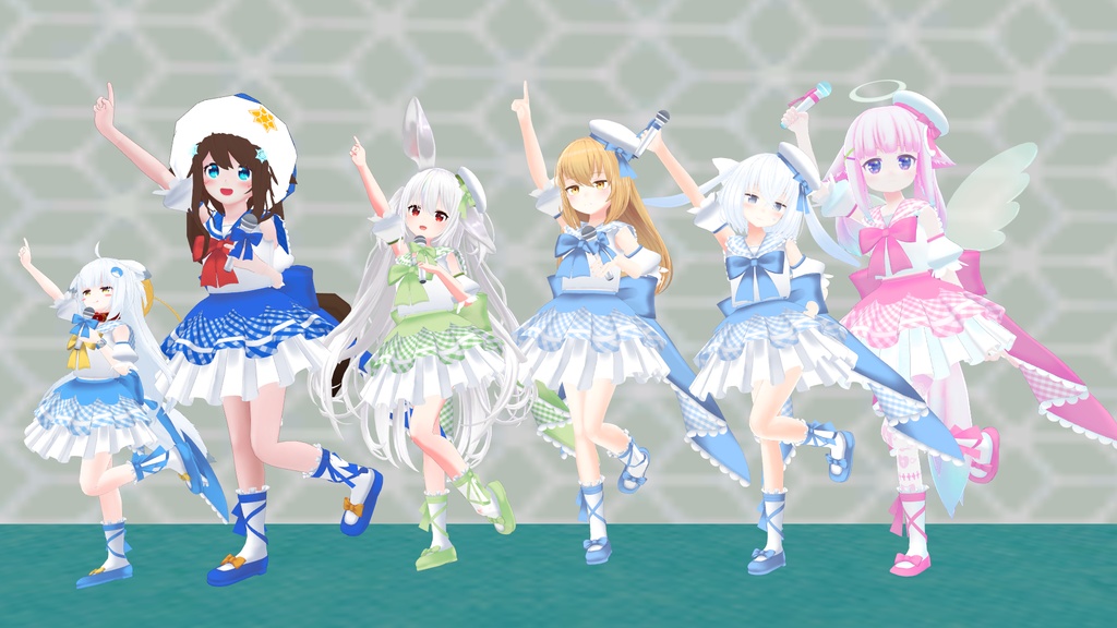 【40アバター対応】アイドル衣装TypeB【PB対応】