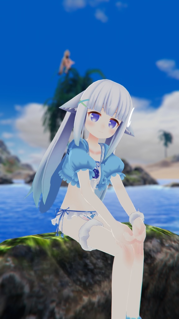 【35アバター対応】うさぎさん水着【PB対応】