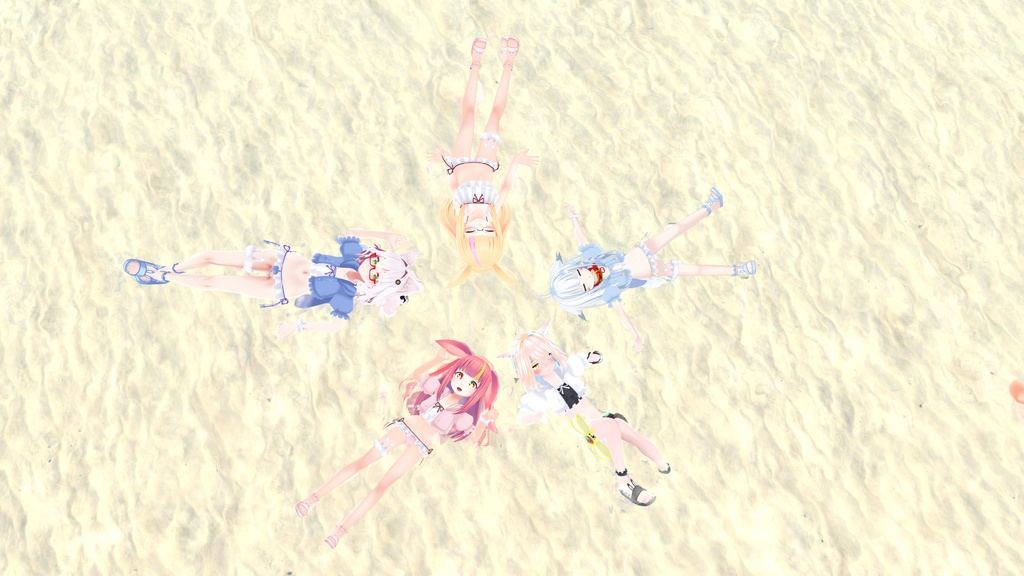 【35アバター対応】うさぎさん水着【PB対応】