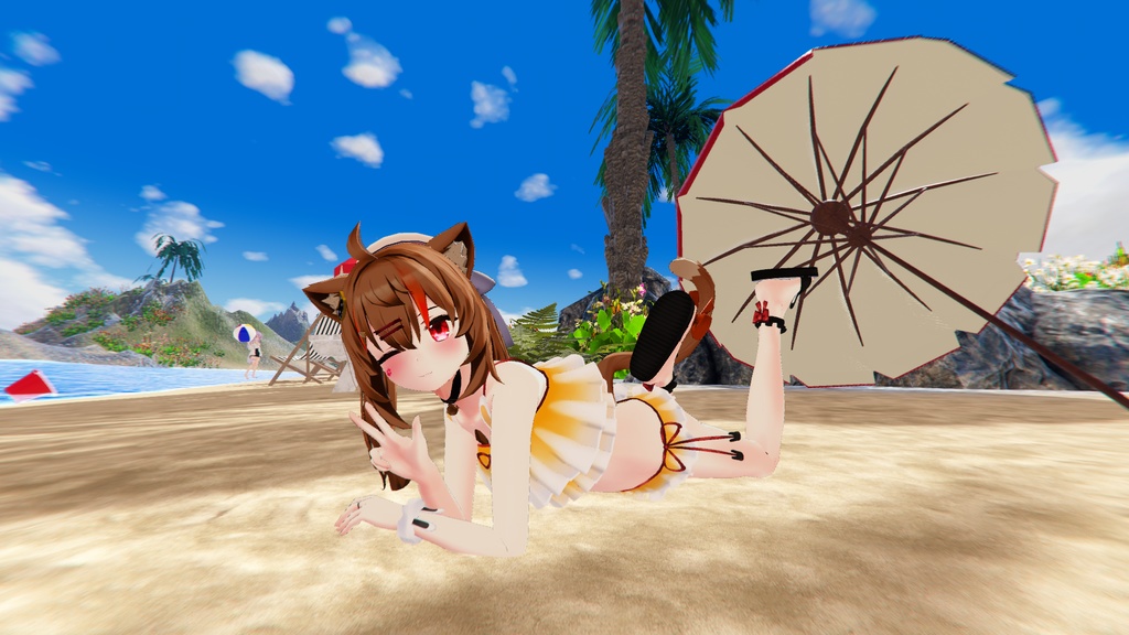 【35アバター対応】うさぎさん水着【PB対応】