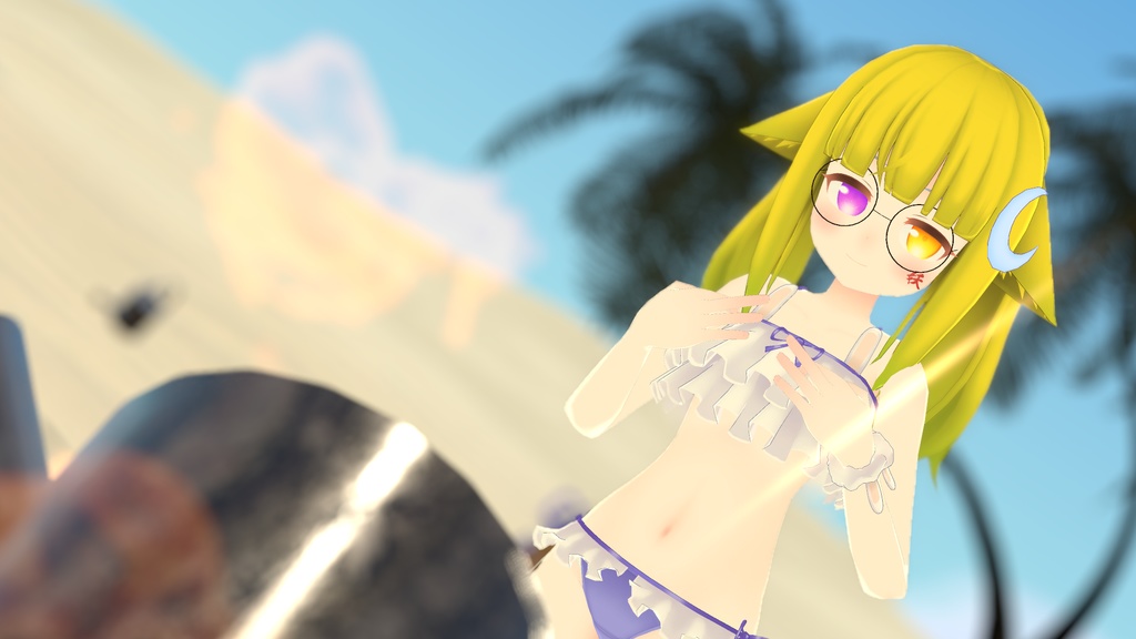 【35アバター対応】うさぎさん水着【PB対応】