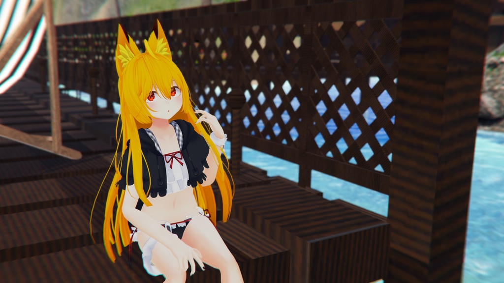 【35アバター対応】うさぎさん水着【PB対応】