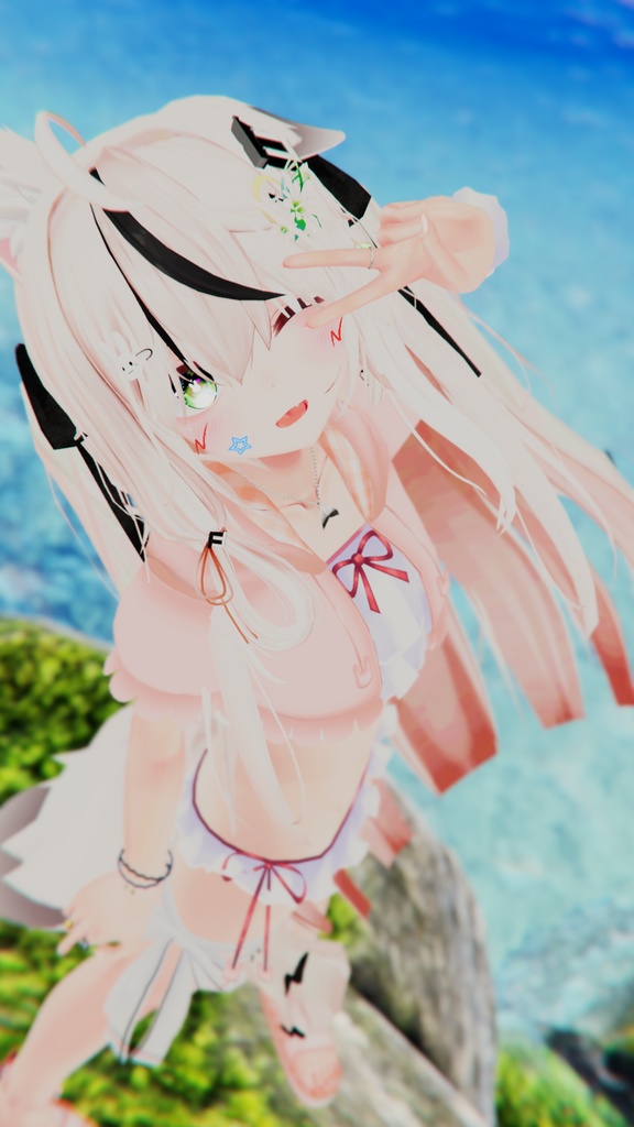 【35アバター対応】うさぎさん水着【PB対応】