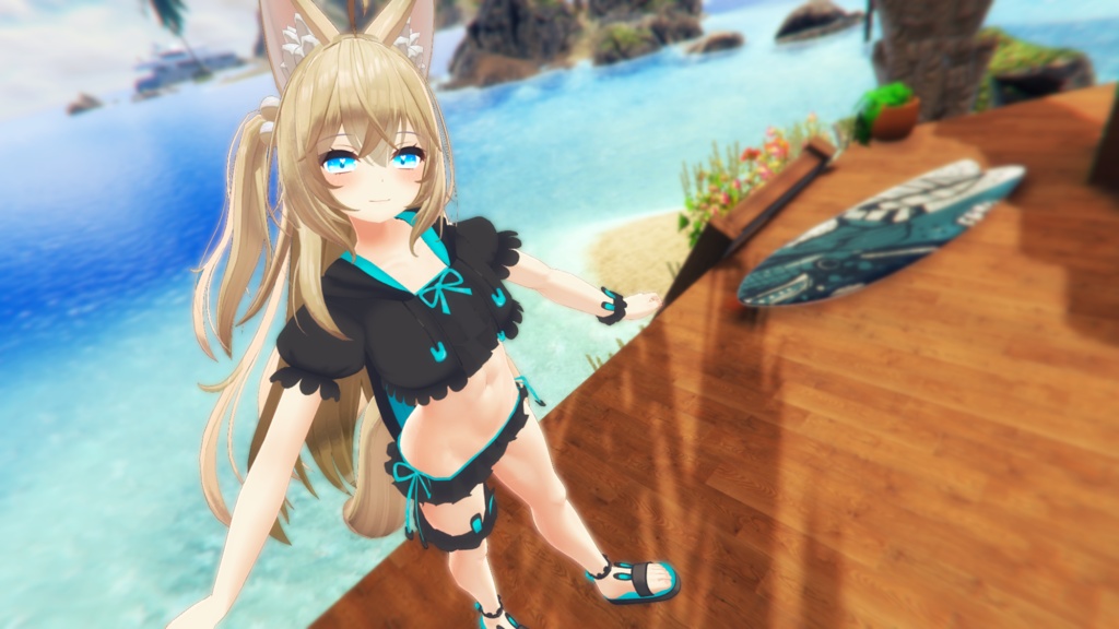 【35アバター対応】うさぎさん水着【PB対応】