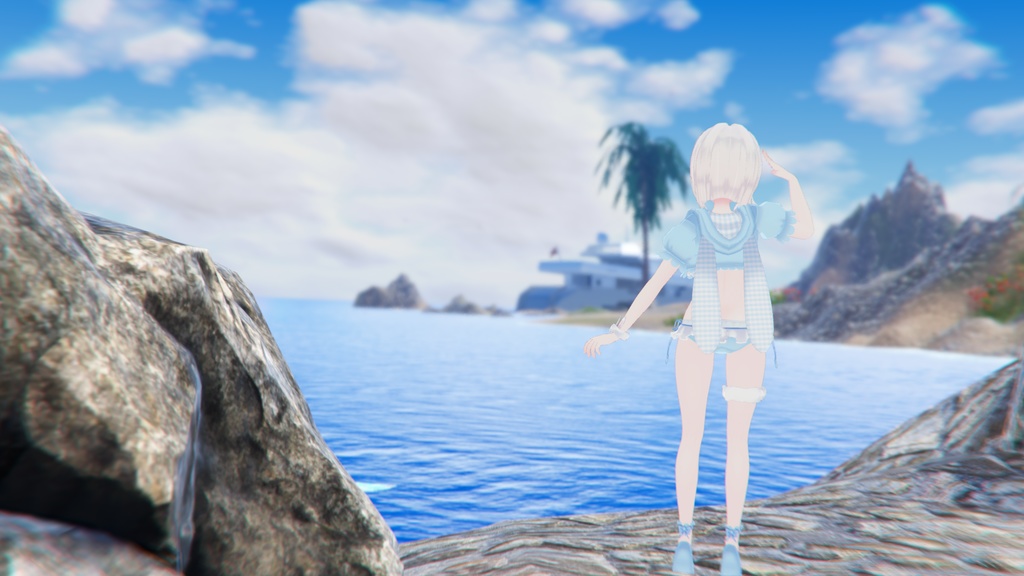 【35アバター対応】うさぎさん水着【PB対応】