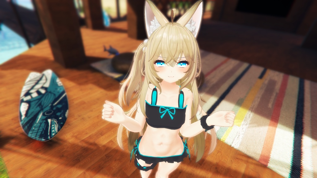 【35アバター対応】うさぎさん水着【PB対応】