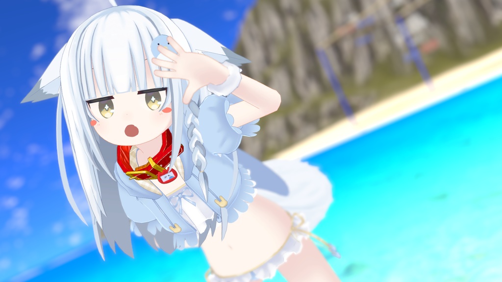 【35アバター対応】うさぎさん水着【PB対応】