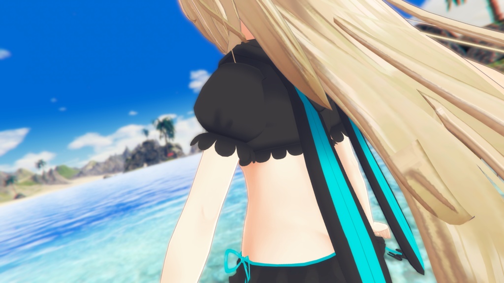 【35アバター対応】うさぎさん水着【PB対応】