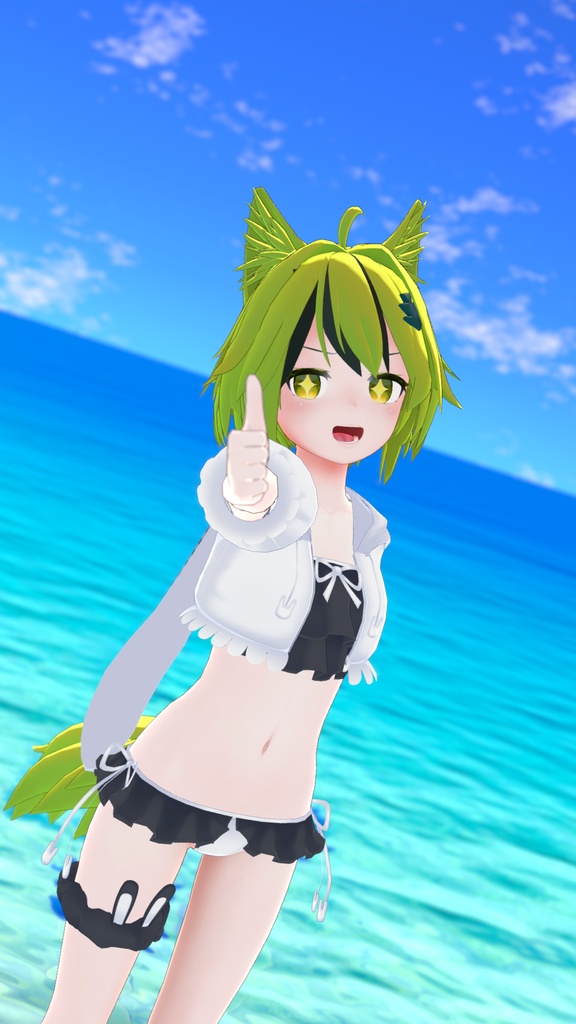 【35アバター対応】うさぎさん水着【PB対応】