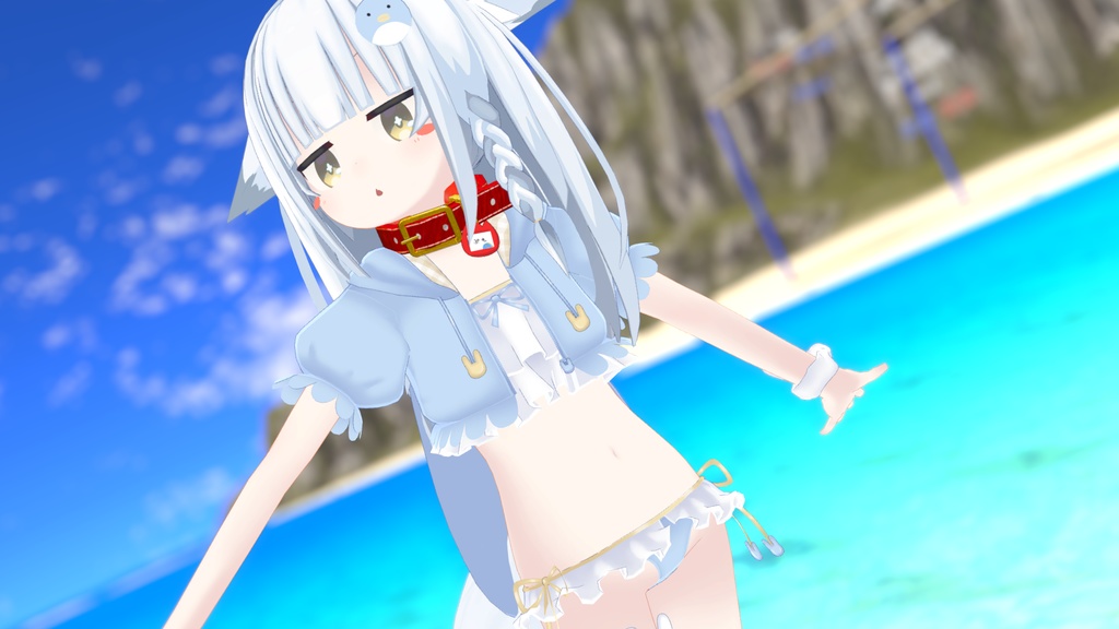 【35アバター対応】うさぎさん水着【PB対応】