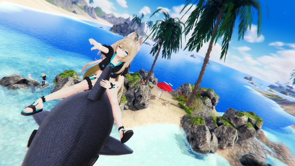 【35アバター対応】うさぎさん水着【PB対応】