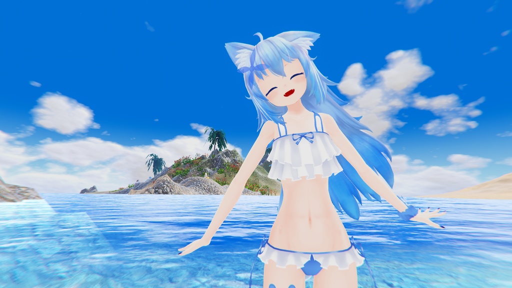 【35アバター対応】うさぎさん水着【PB対応】