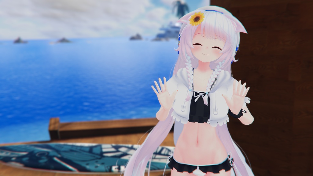 【35アバター対応】うさぎさん水着【PB対応】