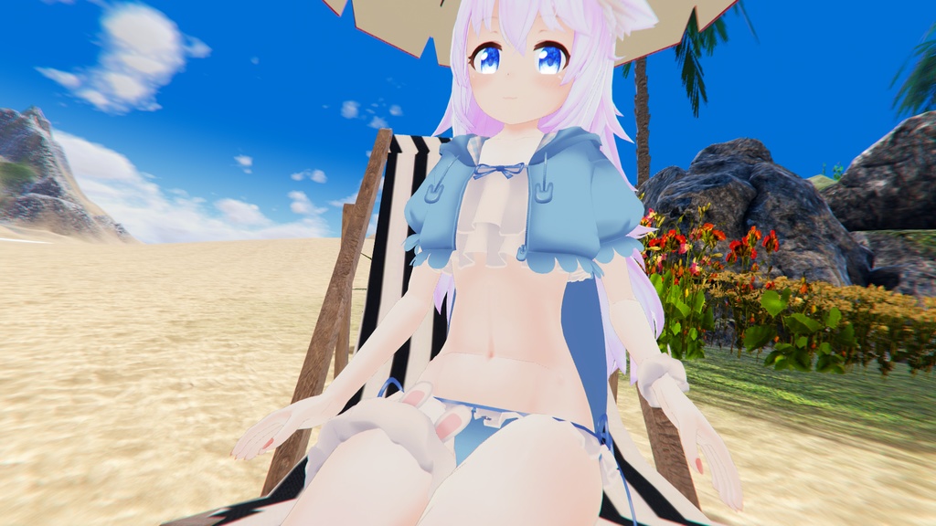 【35アバター対応】うさぎさん水着【PB対応】