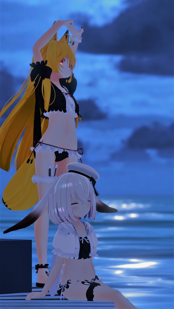 【35アバター対応】うさぎさん水着【PB対応】