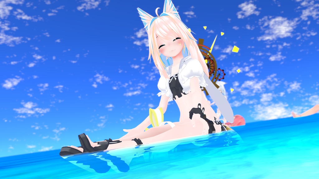 【35アバター対応】うさぎさん水着【PB対応】