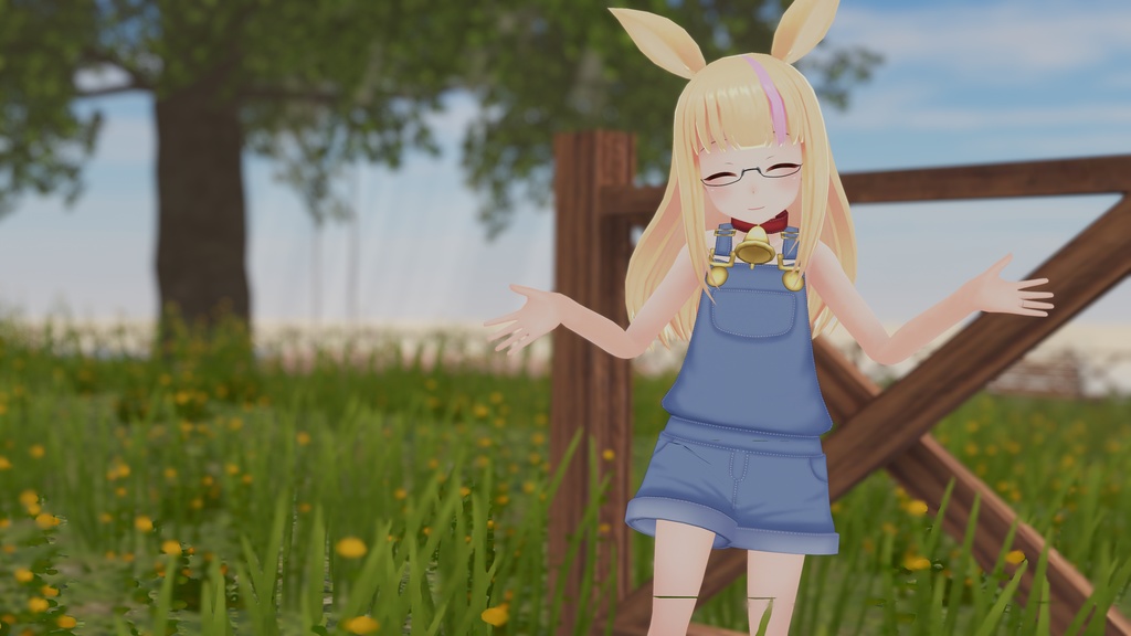 【31アバター対応】うーちゃんオーバーオール【PB対応】