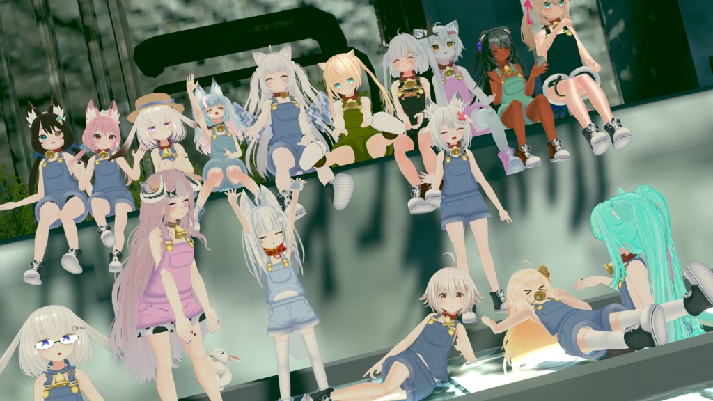 【31アバター対応】うーちゃんオーバーオール【PB対応】