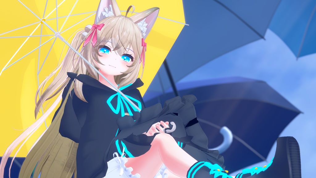 【29アバター対応】ねこレインコート【PB対応】