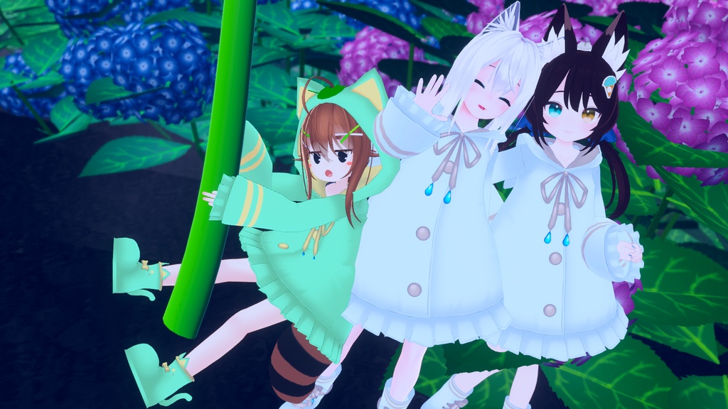 【29アバター対応】ねこレインコート【PB対応】