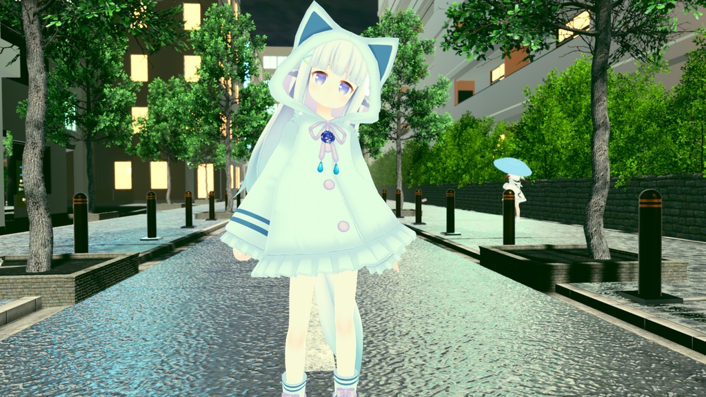 【29アバター対応】ねこレインコート【PB対応】