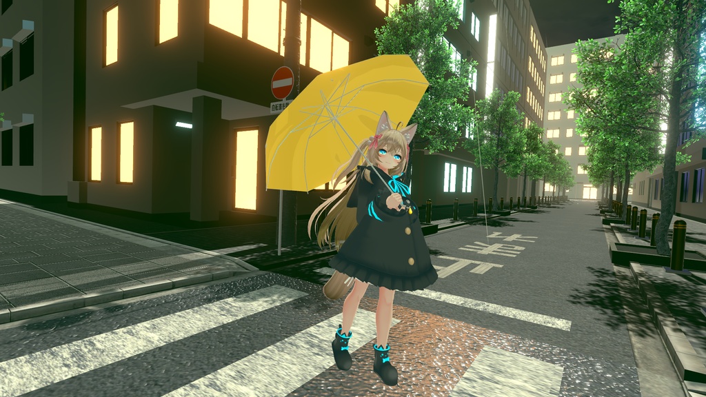 【29アバター対応】ねこレインコート【PB対応】