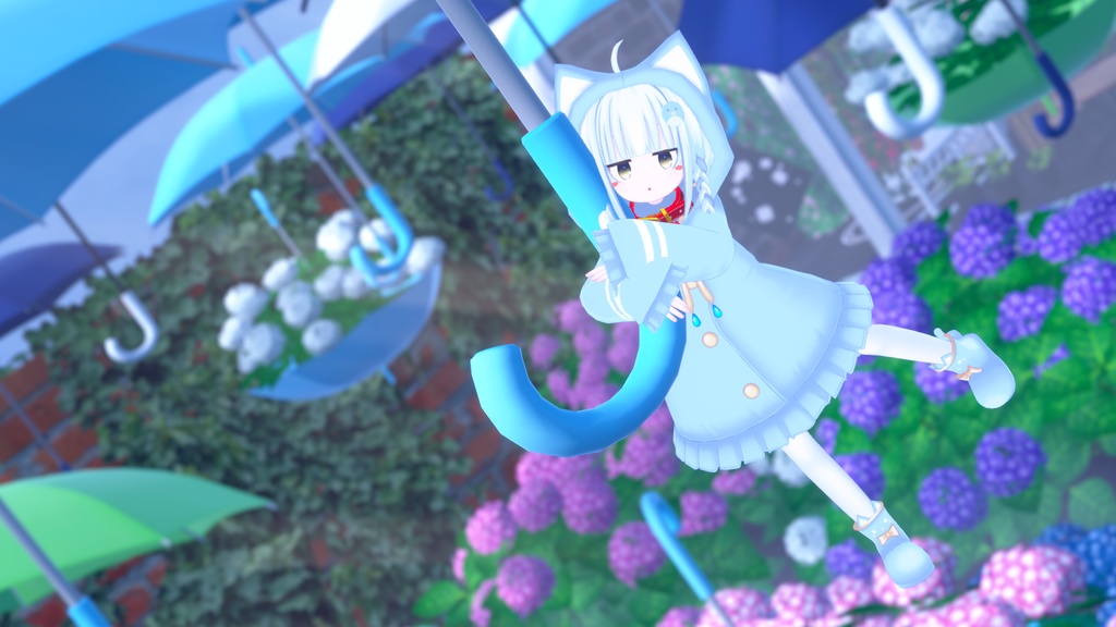 【29アバター対応】ねこレインコート【PB対応】