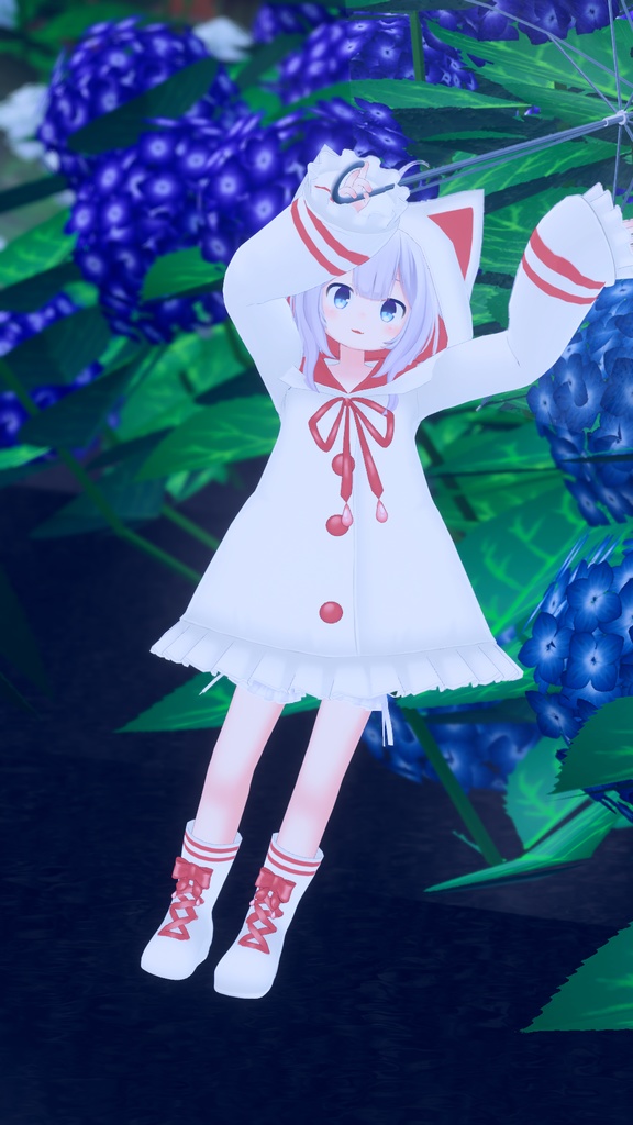 【29アバター対応】ねこレインコート【PB対応】