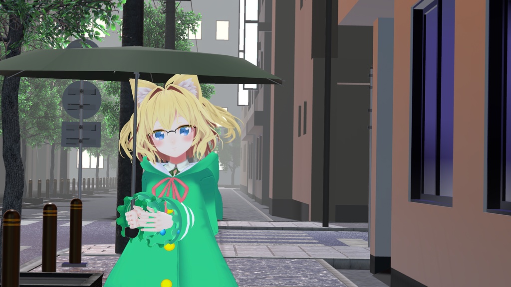 【29アバター対応】ねこレインコート【PB対応】