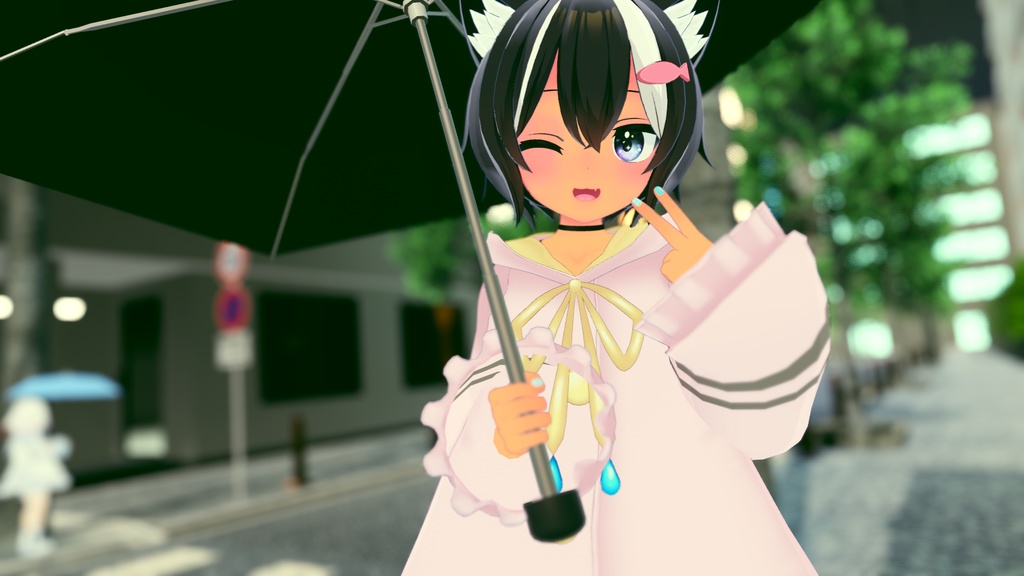 【29アバター対応】ねこレインコート【PB対応】