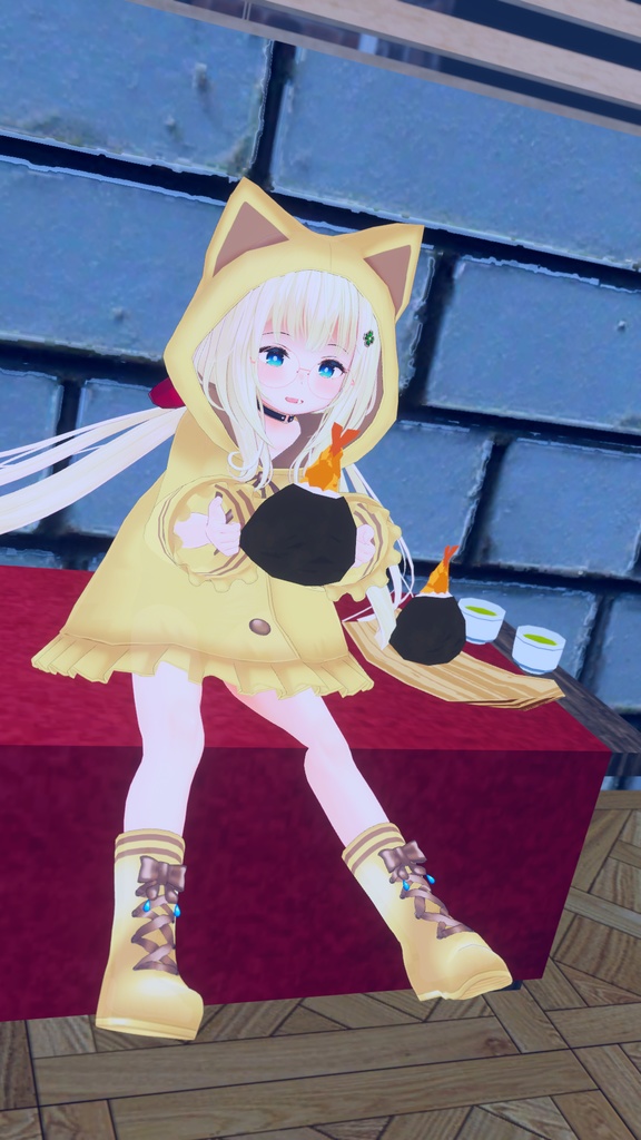 【29アバター対応】ねこレインコート【PB対応】